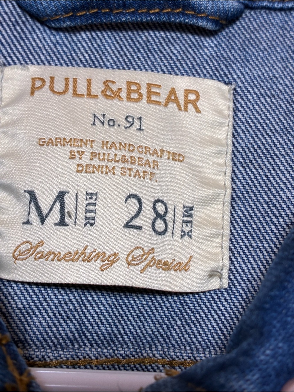 Pull&Bear Blue Denim Trucker Jacket - Picture 3 of 5